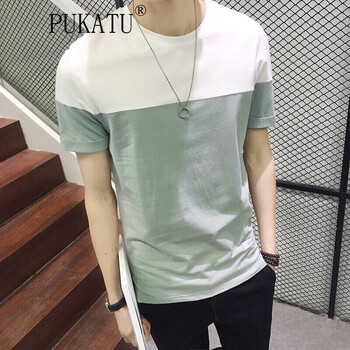 普卡圖（PUKATU） 短袖 男士T恤 淺綠色 