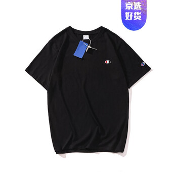 木清清 短袖 男士T恤 黑色冠軍 
