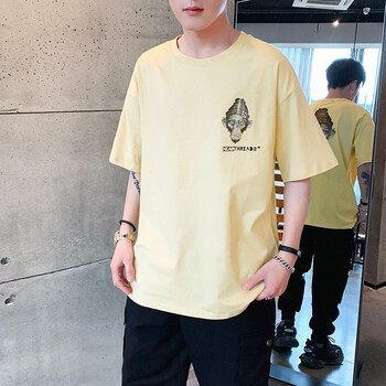 其他品牌 短袖 男士T恤 卡其YRT1017 