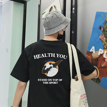 lvfoge 五分袖 男士T恤 T88黑色 