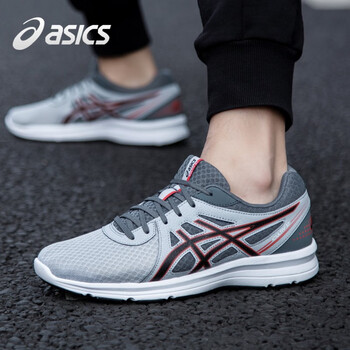 asics跑步鞋灰色/黑色 
