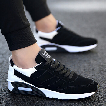 然奧男士YJ-865黑白色 39