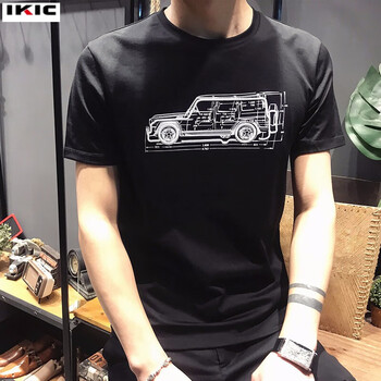 IKIC 短袖 男士T恤 黑色汽車款 