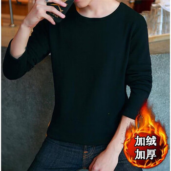 古萊登（GODLIKE） 七分袖 男士T恤 加絨單件黑色 XL，L，XXL，M，XXXL