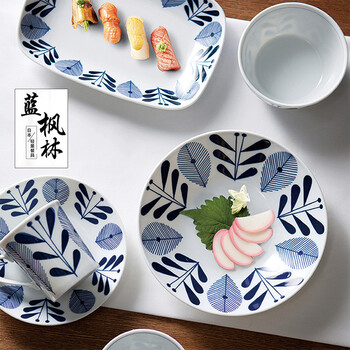 青花瓷器餐具