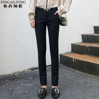 粉彩儷影（FenCaiLiYing）  鉛筆褲/小腳褲 女 長褲 休閑褲
