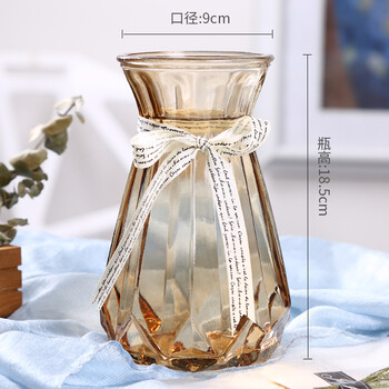 彩色玻璃花瓶，打造精致家居生活