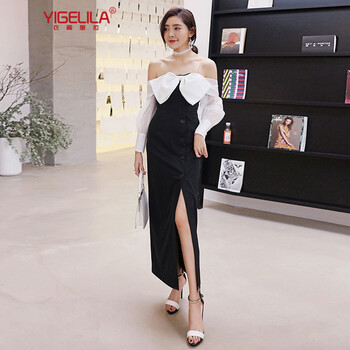 衣閣里拉（YIGELILA）  蝴蝶結(jié) 連衣裙