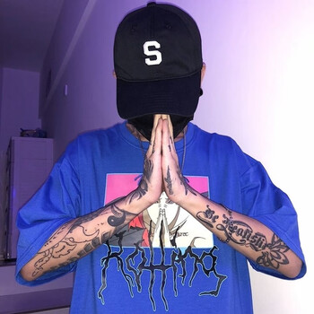 古萊登（GODLIKE） 短袖 男士T恤 霹靂(藍(lán)色) 