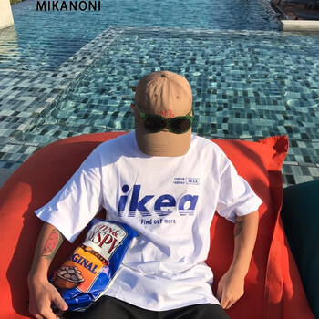 MIKANONI 短袖 男士T恤 藍(lán)色 