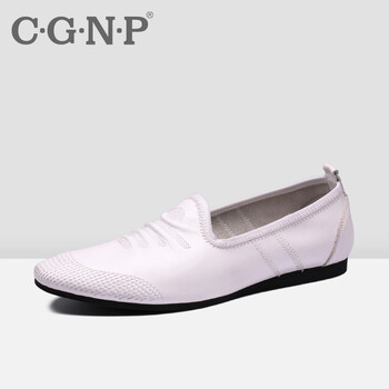 村哥牛皮（C·G·N·P）男士白色 40