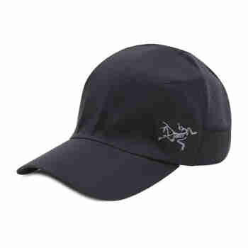 始祖鸟（ARC’TERYX）  Calvus Cap 男女通用户外登山训练帽速干 鸭舌帽棒球帽子 男 Black 黑色 S-M（建议头围55-57）