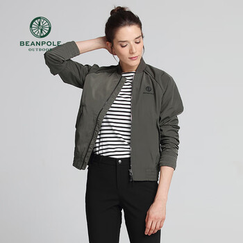 beanpole 立領(lǐng) 長(zhǎng)袖 女 短外套 3D