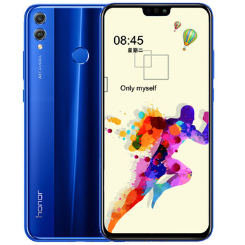 華為（HUAWEI） 榮耀8X 手機(jī) 青色（藍(lán)色）
