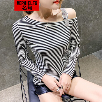 時(shí)尚條紋裙，微胖妹子的小心機(jī)