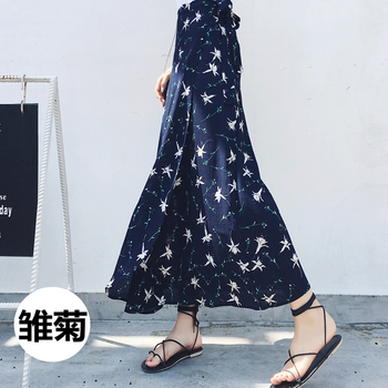 蝴蝶結(jié)腰半身裙