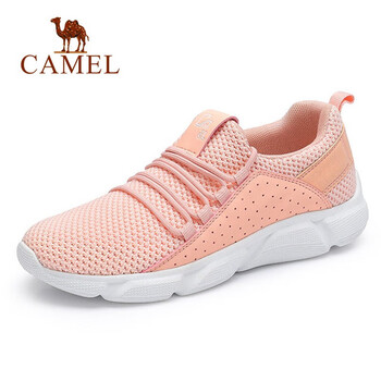 駱駝（CAMEL）男士A913036168 淺粉/白 女款 36