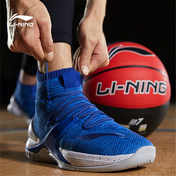 李寧（LI-NING）籃球鞋新法國(guó)藍(lán)/深寶藍(lán)/冰川灰 40