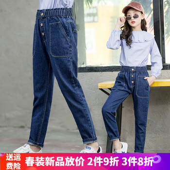 女童牛仔褲上新