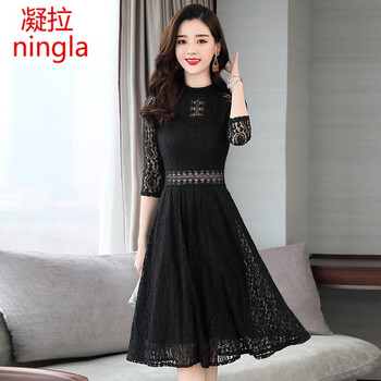 凝拉（ningla） 純色 露臍/腰，中國(guó)結(jié)，深V款，不規(guī)則 連衣裙