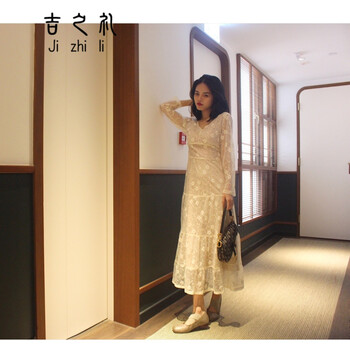 吉芬儷（JIFENLI）  口袋 連衣裙
