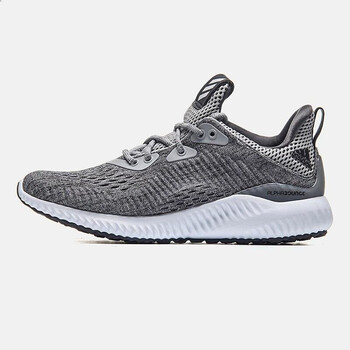 阿迪達斯（Adidas）跑步鞋BW1194五度灰+二度灰 