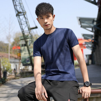 杰梵歐（jiefanou） 短袖 男士T恤 藏青色 
