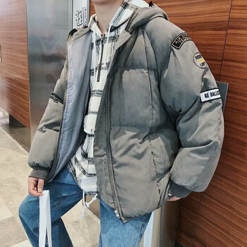 快樂嘉人 短袖 男士T恤 六標(biāo)灰 M