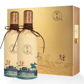 洋河43.8501mL-750mL，500ml*2瓶 濃香型，濃香