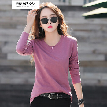 韓版短袖修身半開(kāi)領(lǐng)