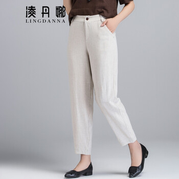 時(shí)尚簡(jiǎn)約風(fēng)休閑褲，塑造優(yōu)雅女神