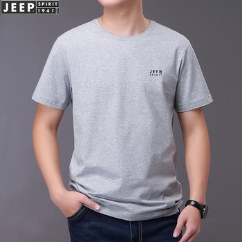 Jeep 短袖 男士T恤 TS0097灰色 