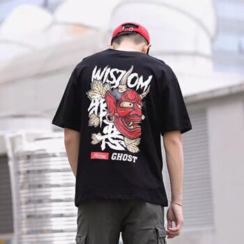 古萊登（GODLIKE） 短袖 男士T恤 惡魔 黑 