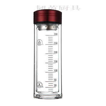 便攜雙層玻璃杯，讓喝水更有情調(diào)