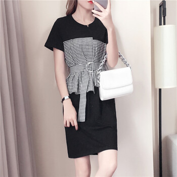 時(shí)尚無(wú)袖連衣裙，讓你告別微胖界