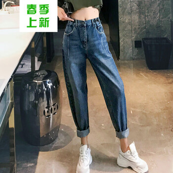 高腰牛仔褲，矮星人輕松搞定