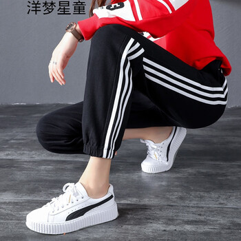 女褲彈力微喇