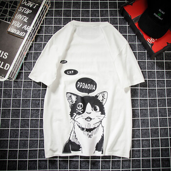 狂男（KUANGNAN） 短袖 男士T恤 T177白色 