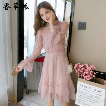 修身長袖連衣裙，打造優(yōu)雅小仙女