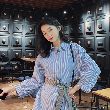 時尚長袖裙，打造文藝女神
