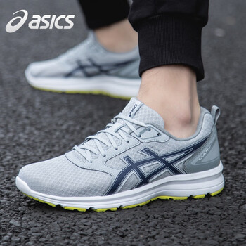 asics跑步鞋灰/深藍(lán) 