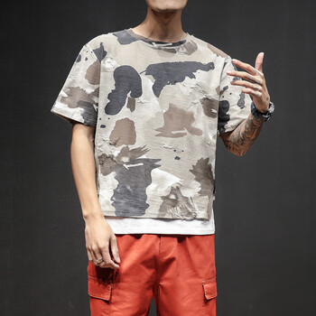 麥克丹奴（Macdano） 短袖 男士T恤 淺色迷彩 