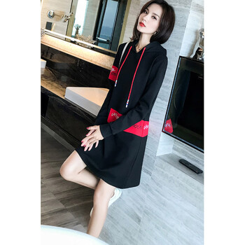 純色中長(zhǎng)袖裙，打造浪漫小仙女