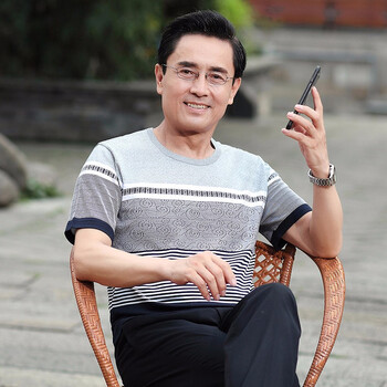 西域駱駝（VANCAMEL） 短袖 男士T恤 9525灰色 