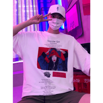 古萊登（GODLIKE） 短袖 男士T恤 白色 寬松 