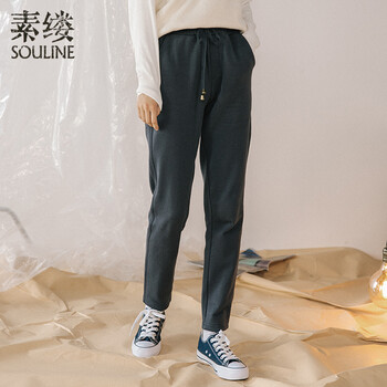 souline,souline,休閑褲,休閑,元素,樣式,素縷,素縷,新款,褲新款,流行,趨勢