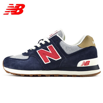 NEW BALANCE跑步鞋深藍/白ML574PTR 
