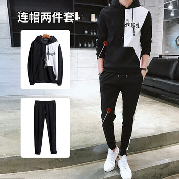 羅詩(shī)歐（ROSIIOOE） 短袖 男士T恤 8821連帽長(zhǎng)袖白色 