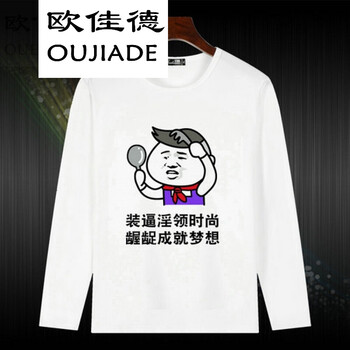 歐佳德（OUJIADE） 長(zhǎng)袖 男士T恤 成就夢(mèng)想 