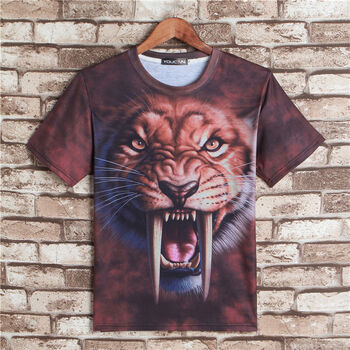 闊策 短袖 男士T恤 劍齒虎短袖 